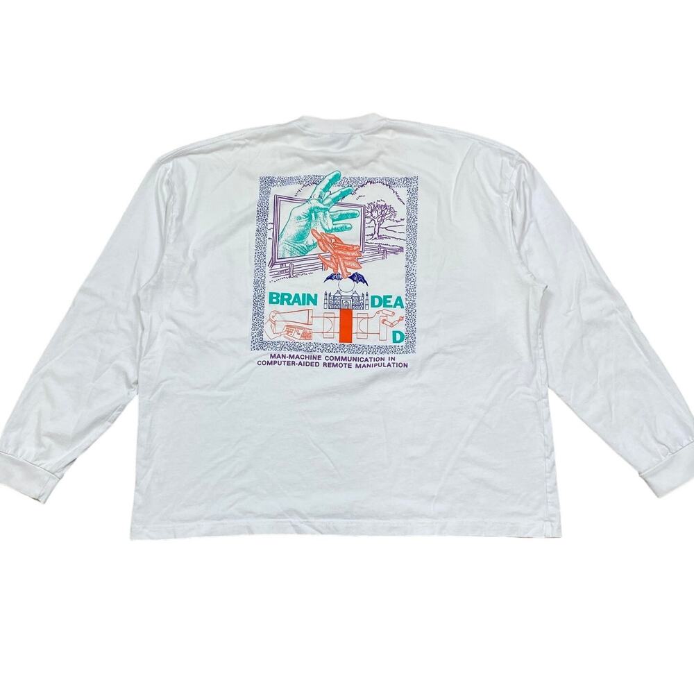 Rare Brain Dead Man Machine Long Sleeve Shirt Men's 2XL Streetwear